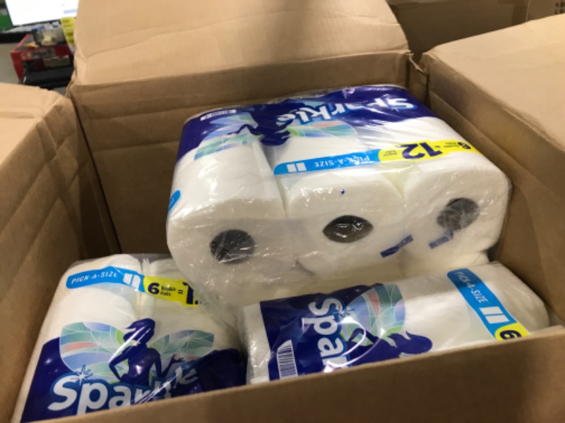 Photo 2 of Sparkle® Pick-A-Size® Paper Towels, 24 Double Rolls = 48 Regular Rolls