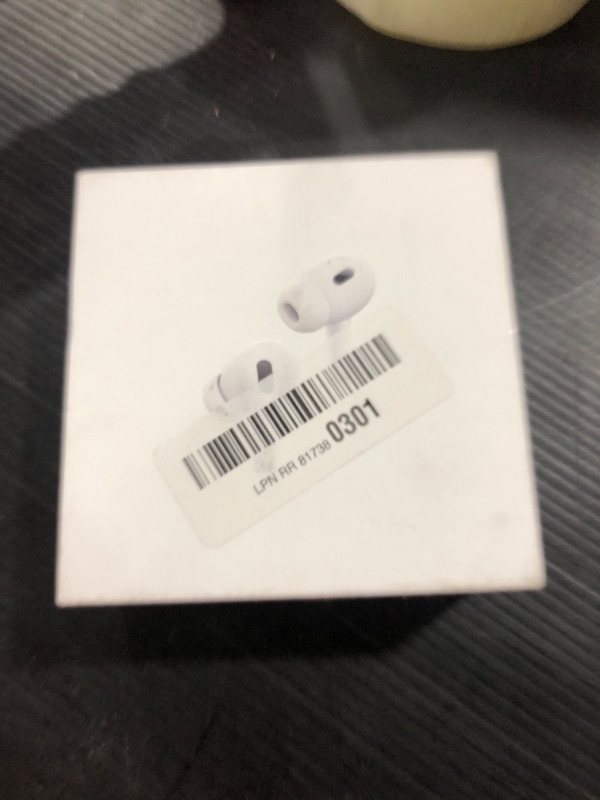 Photo 5 of Apple AirPods Pro (2nd Generation) Wireless Ear Buds with USB-C Charging, Up to 2X More Active Noise Cancelling Bluetooth Headphones, Transparency Mode, Adaptive Audio, Personalized Spatial Audio
