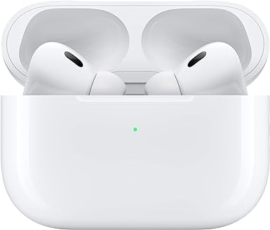 Photo 1 of Apple AirPods Pro (2nd Generation) Wireless Ear Buds with USB-C Charging, Up to 2X More Active Noise Cancelling Bluetooth Headphones, Transparency Mode, Adaptive Audio, Personalized Spatial Audio
