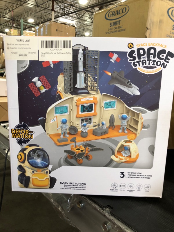 Photo 2 of Fistone Space Toy, Spaceship Toy with Astronaut Figures, Space Rover, Spaces Station, Space Capsule, Space Shuttle Toys for Boys with Sound & Lights, Astronaut Toys Kid for 3-8 Year Old Boys