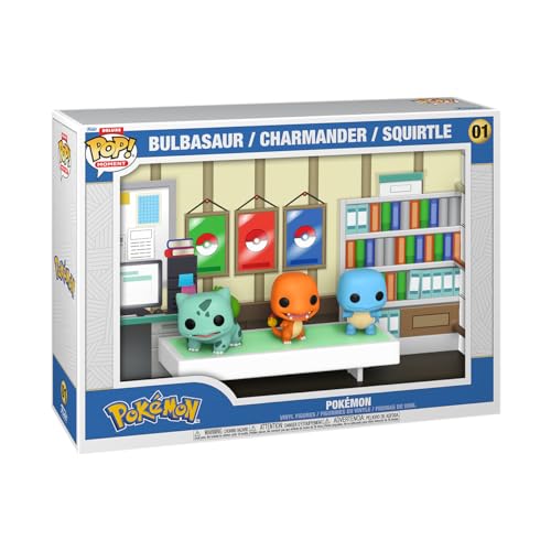 Photo 1 of Pokemon Bulbasaur Charmander Squirtle Deluxe Funko Pop! Moment with Case #01
