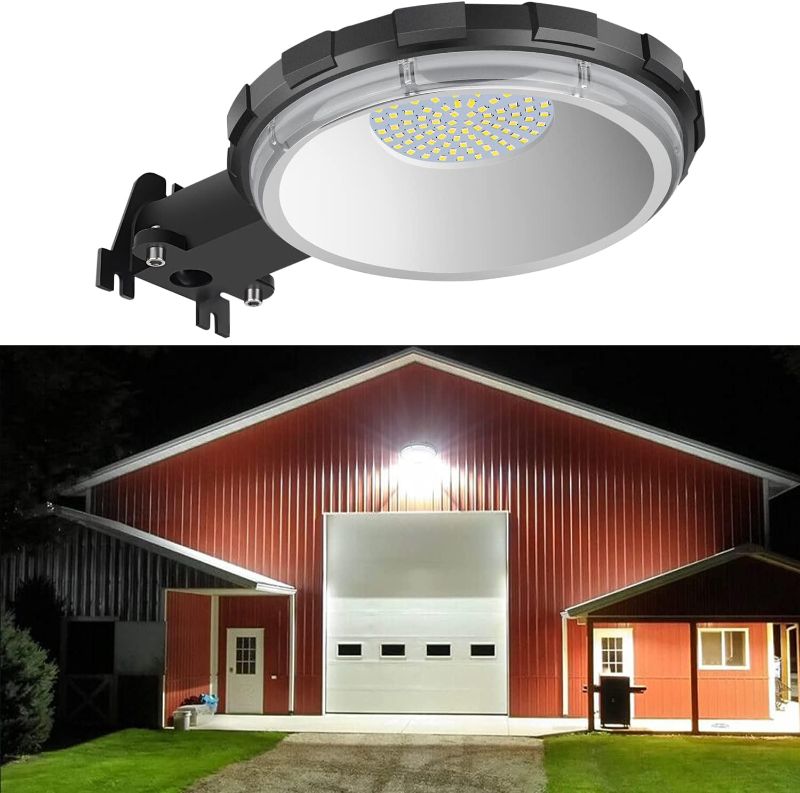 Photo 1 of LED Barn Light, Dusk to Dawn Outdoor Lighting with 100W 10000LM 5000K Daylight, IP65 Waterproof Outdoor Security Flood Lights for Garage Yard Street Warehouse Use