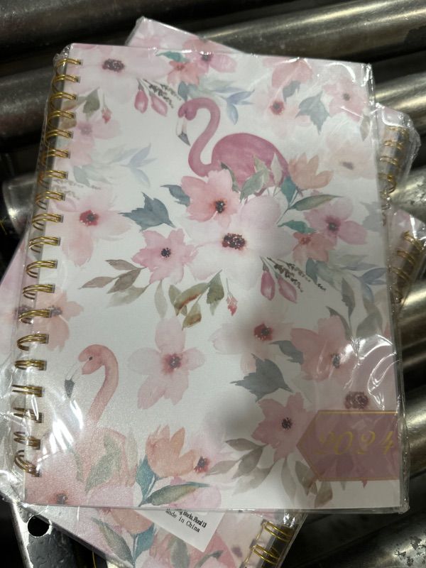 Photo 2 of Ymumuda Planner 2024, 12-Month Planner from JAN.2024 to DEC.2024, 7" X 10", Weekly Monthly Planner 2024 with Waterproof Cover, Sticky Index Tabs, Large Writing Blocks, Floral 13