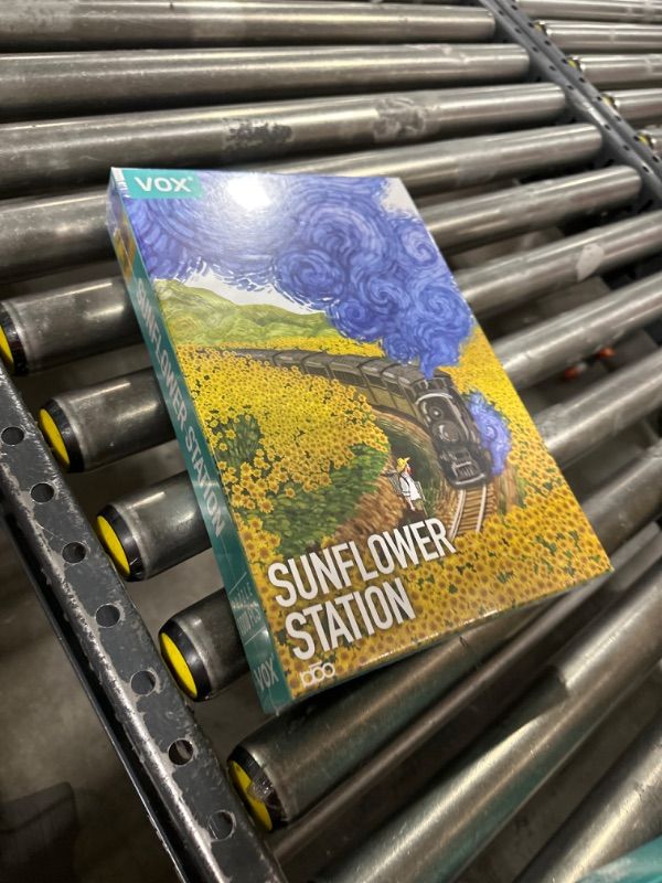 Photo 1 of VOX Classic - Van Gogh Style Sunflower Station 1000 Piece Jigsaw Puzzle, for Adult and Whole Family, No Dust, Matte Finish, Great Gift for Puzzle Lovers