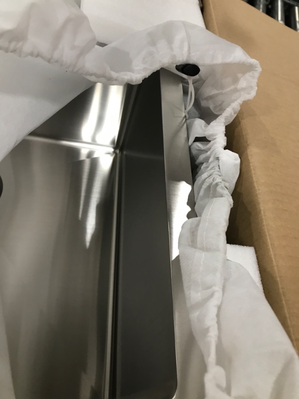 Photo 3 of 10 inch Undermount Bar Per Sink—Sarlai 10x18 T304 16 Gauge Stainless Steel Bar Prep Sink Single Bowl Kitchen Sinks 10"X18" Stainless Steel