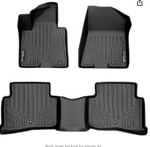 Photo 2 of MAXLINER Custom Fit Floor Mats 2 Row Liner Set Black Compatible with 2017-2022 Kia Sportage / 2019-2021 Hyundai Tucson