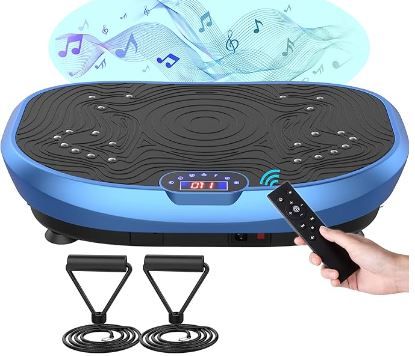 Photo 1 of Limited-time deal: AXV Vibration Plate Exercise Machine Whole Body Workout Power Vibrate Fitness Platform Vibrating Machine Exercise Board for Weight Loss Shaping Toning Wellness Home Gyms Workout 