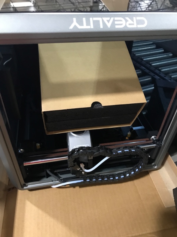 Photo 3 of Creality K1C 3D Printer Up to 600mm/s Fast Speed, Reliable Carbon Fiber Printing, Anti-Vibration Design, Auto Calibration for Leveling, Pre-Assembled & Smart OS 3D High Speed Printer