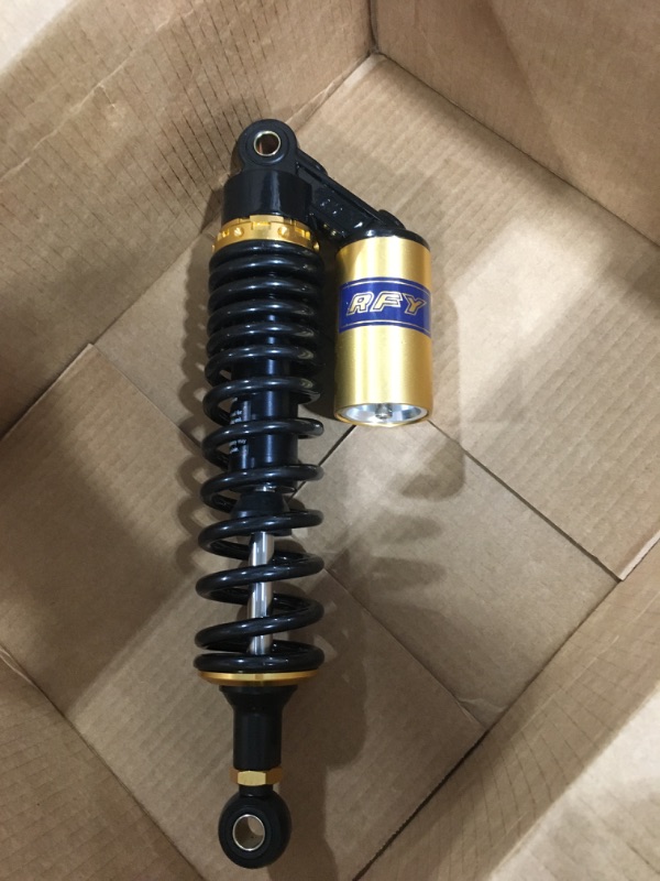 Photo 1 of LIRU Motorcycle Gold 1 Pair 375mm Motorcycle Shock Absorbers Work Perfectly On Most 150cc~750cc Street Bikes,Scooters And Moped Quad (ATV)