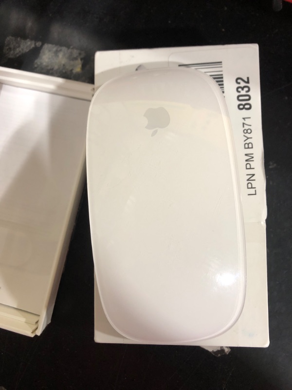 Photo 2 of Apple Magic Mouse (Wireless, Rechargable) - White Multi-Touch Surface