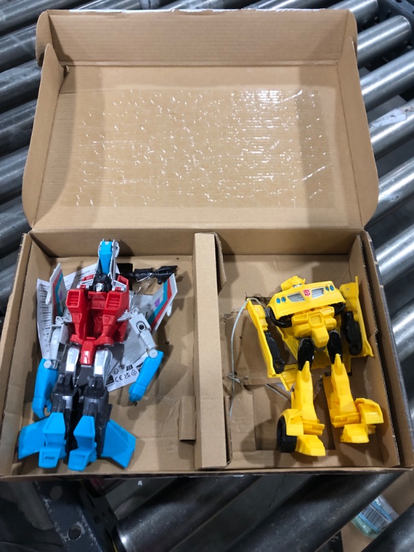 Photo 2 of Transformers Toys Heroes and Villains Bumblebee and Starscream 2-Pack Action Figures - for Kids Ages 6 and Up, 7-inch 