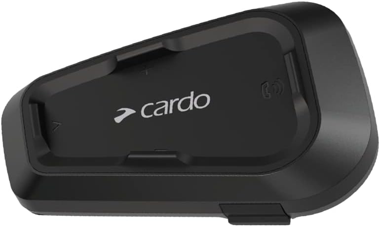 Photo 1 of Cardo Spirit HD Motorcycle Bluetooth Communication Headset - Black, Single Pack
