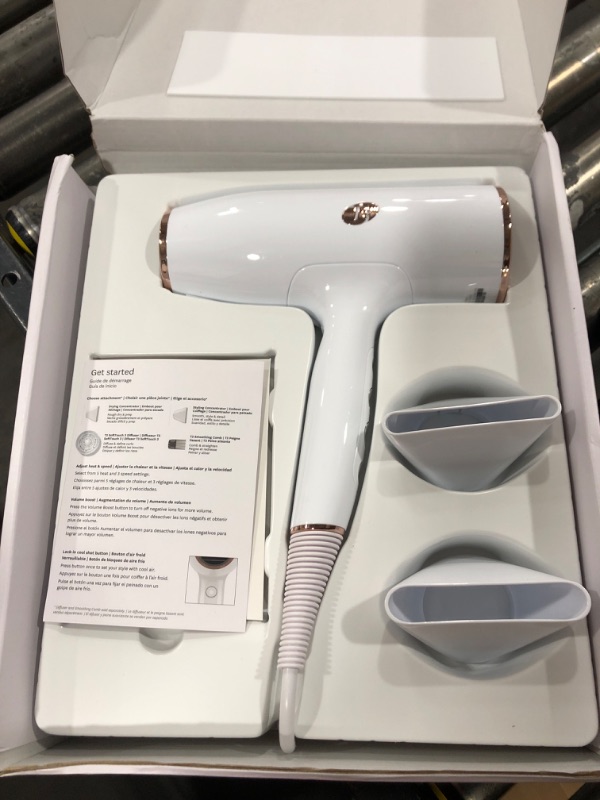 Photo 2 of T3 AireLuxe Digital Ionic Professional Blow Hair Dryer, Fast Drying, Lightweight and Ergonomic, Volume Boosting, Frizz Smoothing, Multiple Heat and Speed Combinations AireLuxe Hair Dryer