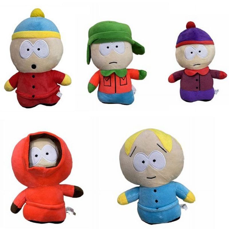 Photo 1 of Zardwill South Park Plush Toy, South Park Merchandise Plush Figure, Kyle Cartman Kenny Stan Butters Plush Doll, Stuffed Ornaments Gift for Christmas Birthday, Anime Cartoon Fans Kids Adults
