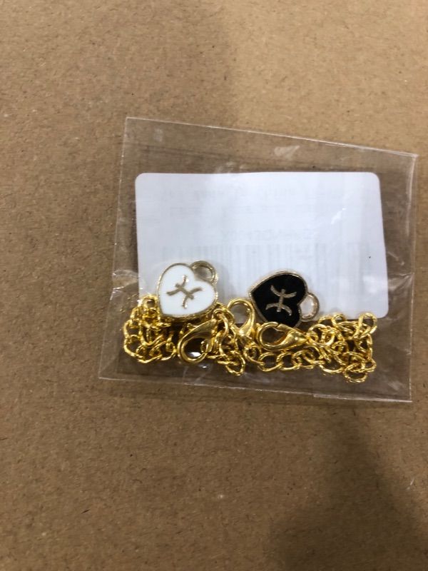 Photo 1 of 12 Constellations Charm Accessories for Stanley Cup,2PCS Heart Enamel Zodiac Sign Handle Charm For Stanley Tumbler Cup, Constellations Identification Charms for Simple Modern Tumbler PISCES 