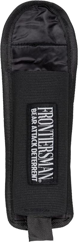 Photo 1 of SABRE Frontiersman Bear Spray Holster for 7.9 & 9.2 Oz. Canisters, Nylon Chest, Belt, Waist, & 3-in-1 Options Available, Adjustable Straps, Strong Elastic Prevents Canister Loss, Hook & Loop Design
