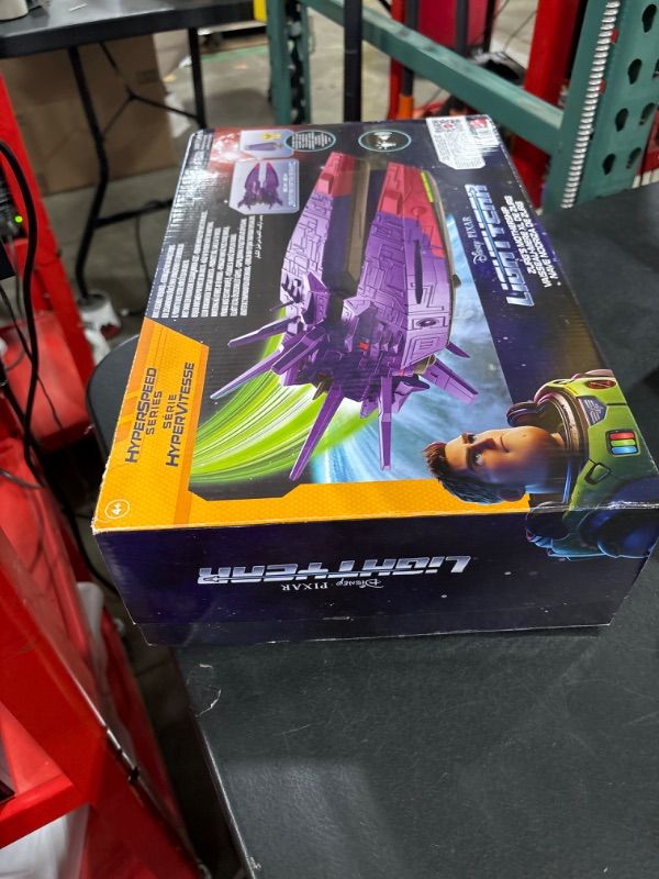 Photo 2 of Disney and Pixar Lightyear Toys, Zurg Mothership Enemy Space Vehicle with Lights & Sounds??, Mini Zyclops Figure in Deployable Pod??? Frustration Free Packaging