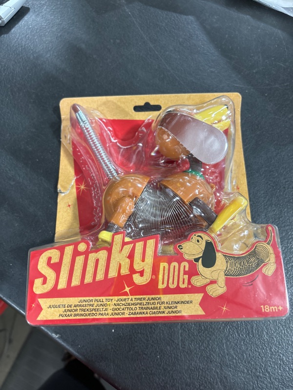 Photo 2 of Retro Slinky Dog Jr, the Original Walking Spring Toy, Kids Toys for Ages 18 Month by Just Play
