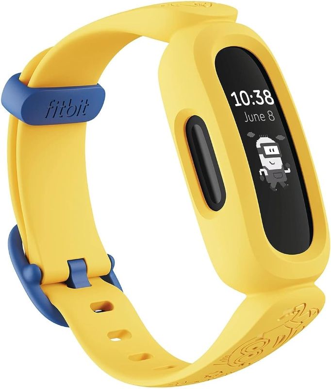 Photo 1 of Fitbit Ace 3 Activity-Tracker for Kids 6+, Minions Special Edition, Yellow, One Size 