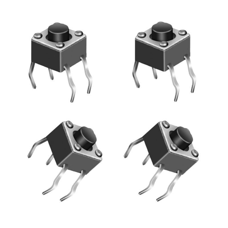 Photo 1 of 20 Pcs 4.5x4.5x4.5mm Tact Switch 