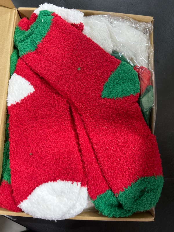 Photo 1 of 6 pcs Christmas Socks 
