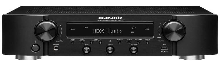 Photo 1 of Marantz NR1200 AV Receiver (2019 Model), 2-Channel Home Theater Amp, Wi-Fi, Bluetooth, Heos + Alexa, Immersive Audio, Auto Low Latency Mode, Smart Home Automation