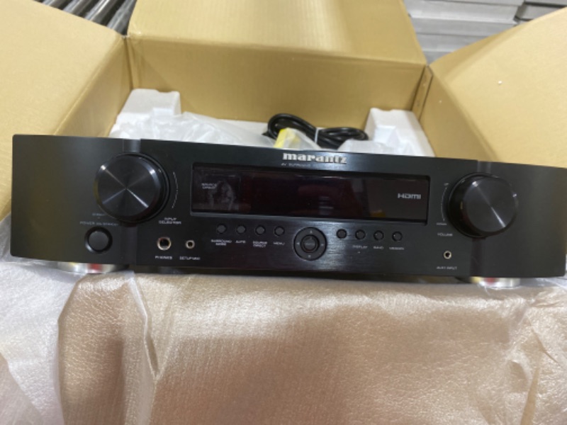Photo 4 of Marantz NR1200 AV Receiver (2019 Model), 2-Channel Home Theater Amp, Wi-Fi, Bluetooth, Heos + Alexa, Immersive Audio, Auto Low Latency Mode, Smart Home Automation