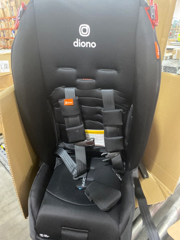 Photo 2 of Diono Radian 3R, 3-in-1 Convertible Car Seat, Rear Facing & Forward Facing, 10 Years 1 Car Seat, Slim Fit 3 Across, Jet Black