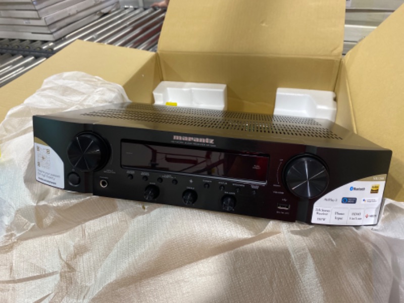 Photo 5 of Marantz NR1200 AV Receiver (2019 Model), 2-Channel Home Theater Amp, Wi-Fi, Bluetooth, Heos + Alexa, Immersive Audio, Auto Low Latency Mode, Smart Home Automation *MISSING THE REMOTE*