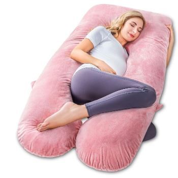 Photo 1 of Pregnancy Pillow, U Shaped Pregnancy Body Pillow (Pink)