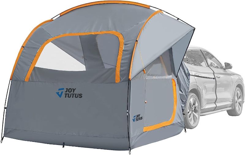 Photo 1 of JOYTUTUS SUV Tent for Camping,Dual-Use SUV Tent with Big Awning, Waterproof PU2000mm Double Layer for 6-8 Person, Camping Outdoor Travel Preferred
