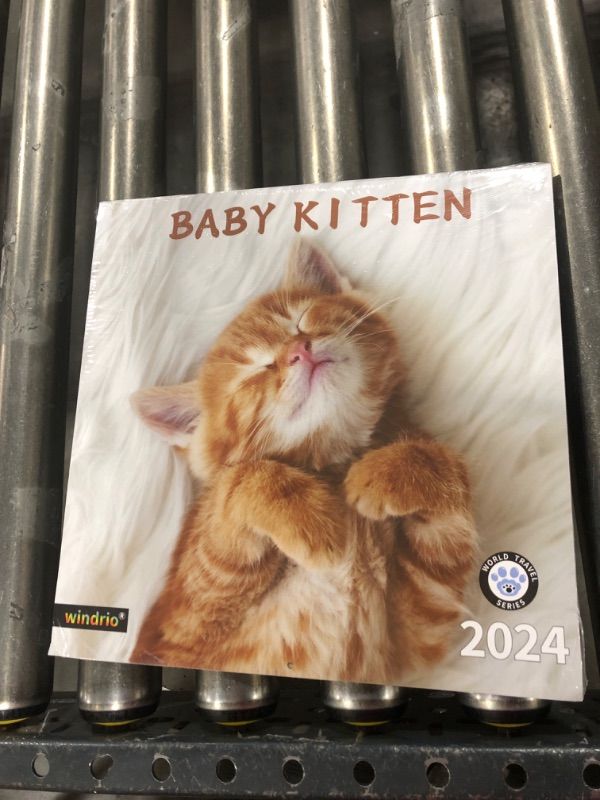 Photo 2 of 2024 2025 Wall Calendar, July 2024 - December 2025, Monthly Wall Calendar Baby Kitten, 12" x 24" Opened,Full Page Months Thick & Sturdy Paper for Gift Perfect Calendar Organizing & Planning