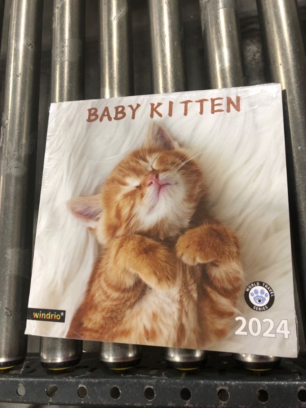 Photo 1 of 2024 2025 Wall Calendar, July 2024 - December 2025, Monthly Wall Calendar Baby Kitten, 12" x 24" Opened,Full Page Months Thick & Sturdy Paper for Gift Perfect Calendar Organizing & Planning
