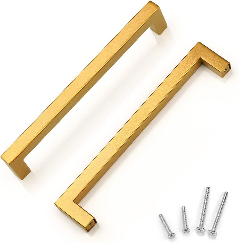 Photo 1 of 20 Pack 7-3/5inch(192mm) Hole Center Kitchen Cabinet Handles,Brushed Gold Cabinet Pulls for Drawers and Doors
