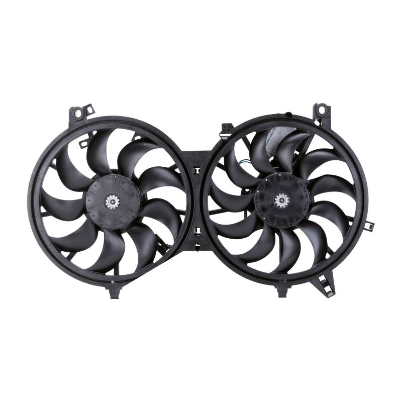 Photo 1 of TYC 621840 Dual Radiator and Condenser Fan Assembly Fits 2012 Infiniti M35h
