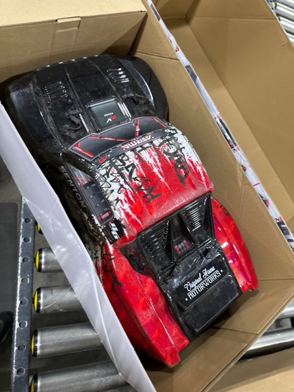 Photo 2 of ARRMA 1/10 SENTON 4X4 V3 3S BLX Brushless Short Course Truck RTR (Transmitter and Receiver Included, Batteries and Charger Required ), Red, ARA4303V3T2