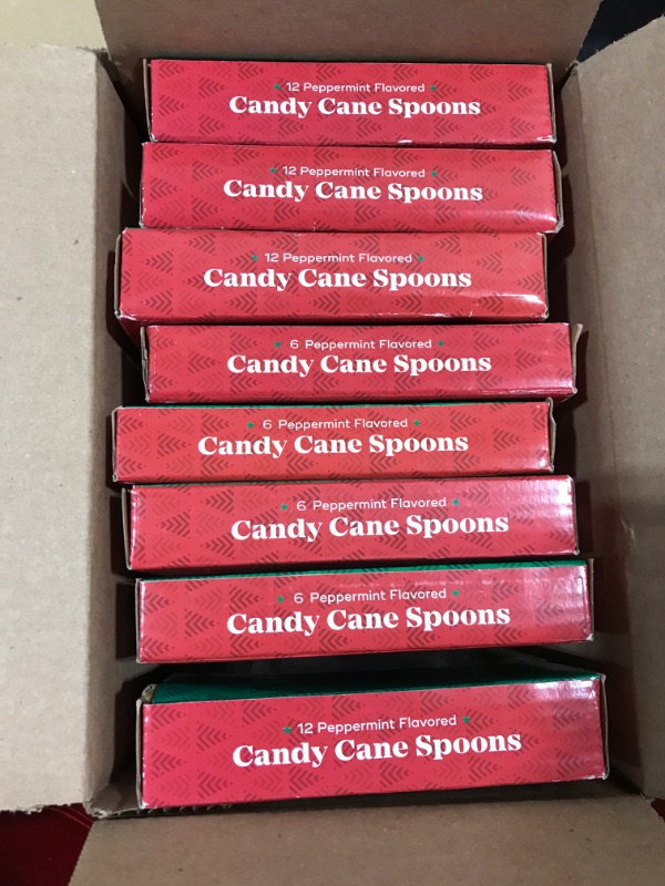 Photo 2 of [Bundle of 8]  Fruidles Christmas Candy Canes Spoons Suckers, Peppermint Flavor