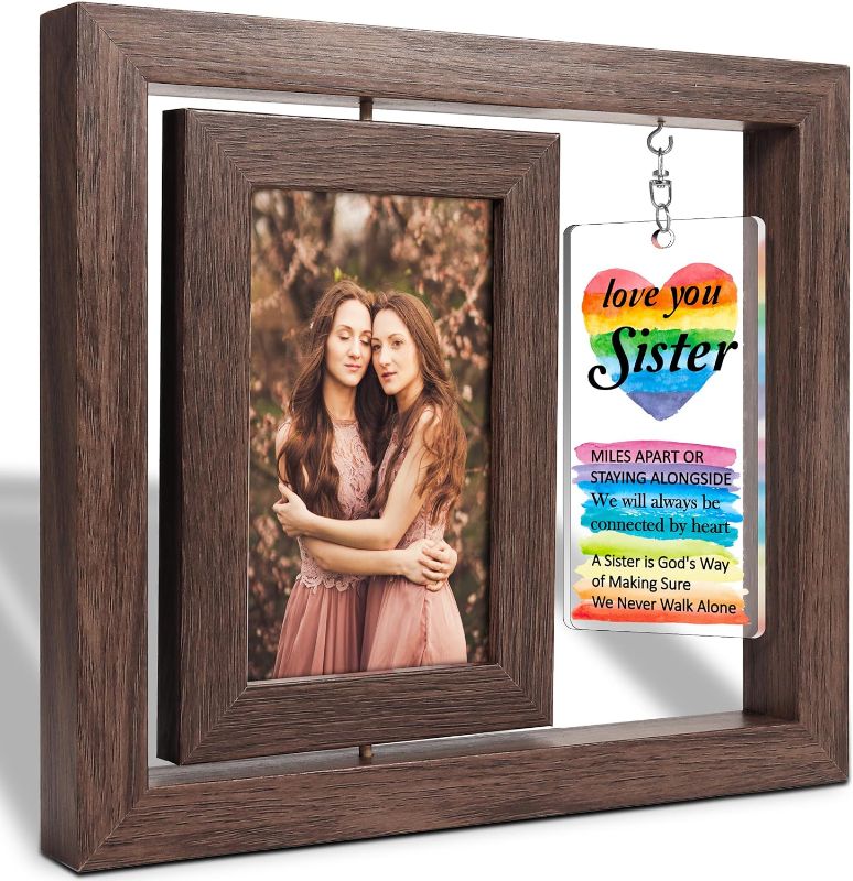 Photo 1 of Buouforau Sisters Gifts from Sister, Sister Birthday Gift Ideas - Sister Picture Frames Gifts for Sister, Sister Mothers Day Gift, Little Sister Soul Sister Gifts Sister in law Gifts 