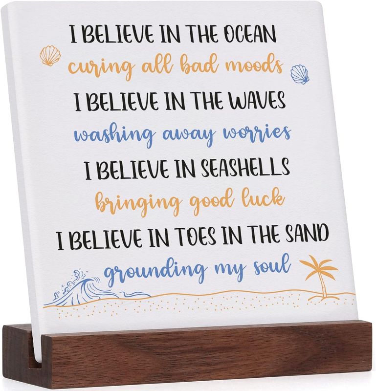 Photo 1 of Inspirational Quotes Desk Decor Gifts for Women Men, Office Gifts,Encouragement Cheer Up Get Well Soon Gifts,Birthday Gifts for Best Friend,Coworker,boss,Inspiration Positive Plaque With Wooden Stand 