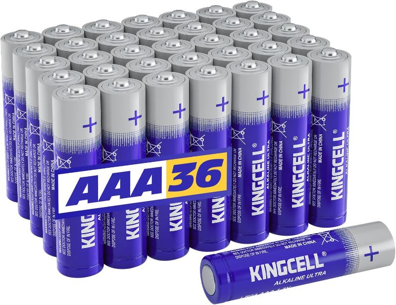 Photo 1 of AAA Batteries 36 Pack, High-Performance Triple AAA Batteries with Long-Lasting Power,Alkaline AAA Batteries 10-Year Shelf Life for Kids Toys, Romotes, Various Household Devices