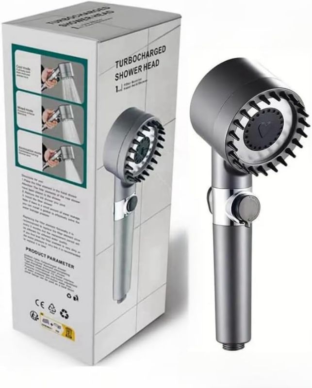 Photo 1 of Shower Head with Handheld, Love Heart Shape High Pressure with 3 Modes and Filter, Remove Chlorine, Enjoy Spa at Home