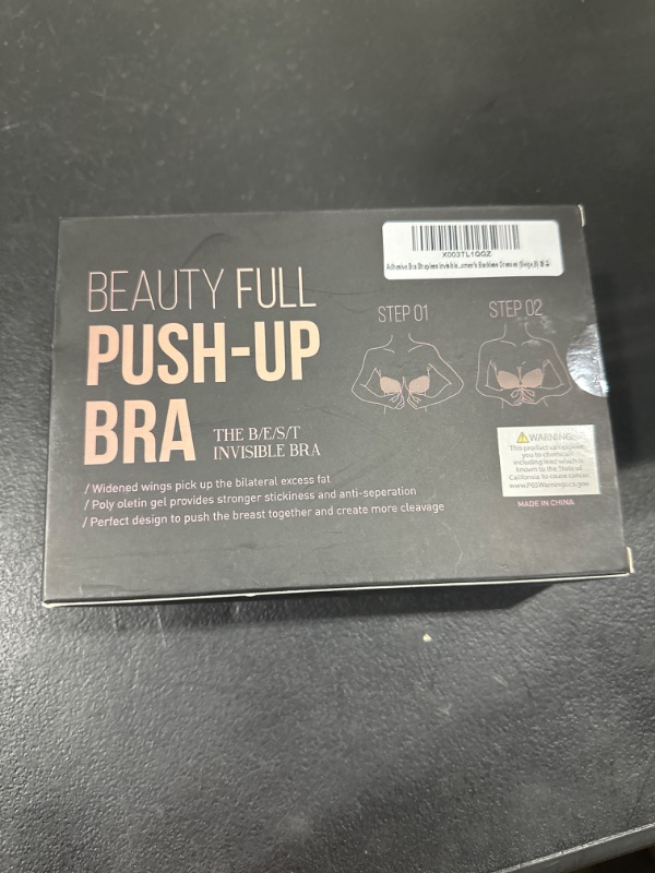 Photo 1 of BEARTY FULL PUSH-UP BRA INVISIBLE BRA BEIGE B