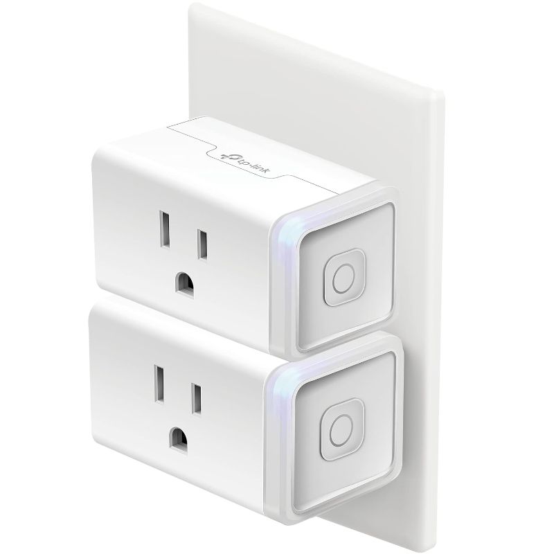 Photo 1 of Kasa Smart Plug HS103P2, Smart Home Wi-Fi Outlet Works with Alexa, Echo, Google Home & IFTTT, No Hub Required, Remote Control,15 Amp,UL Certified, (Pack of 2) White