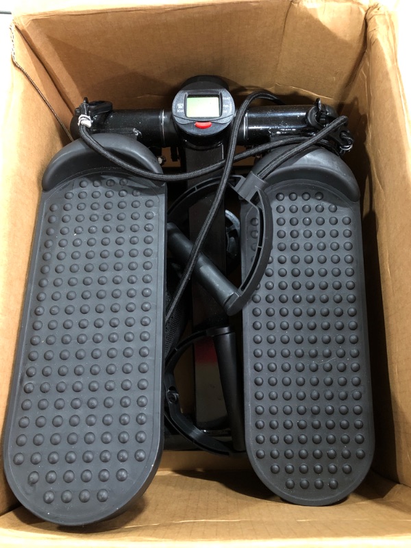 Photo 1 of Stair Stepper for Exercise, Mini Steppers with Resistance Band, Hydraulic Fitness Stepper Exercise Home Workout Equipment for Full Body Workout, 330lbs Weight Capacity