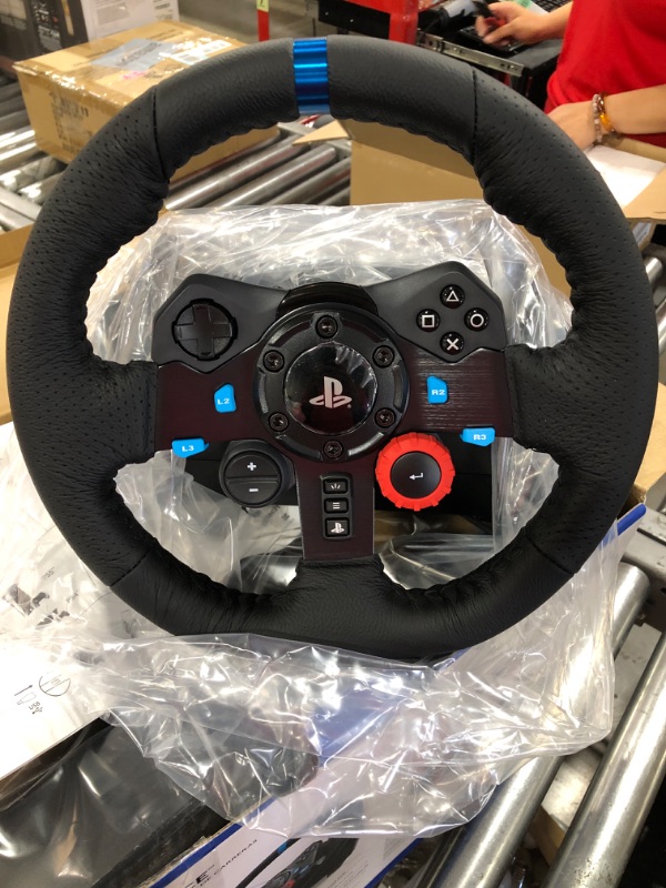 Photo 2 of Logitech G Dual-Motor Feedback Driving Force G29 Gaming Racing Wheel with Responsive Pedals