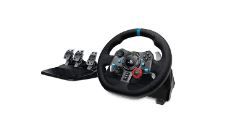 Photo 1 of Logitech G Dual-Motor Feedback Driving Force G29 Gaming Racing Wheel with Responsive Pedals