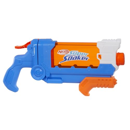 Photo 1 of NERF Super Soaker Flip Fill Water Blaster, 4 Spray Styles, Fast Fill, 30 Fluid Ounce Tank, Water Toys for 6 Year Old Boys & Girls & up
