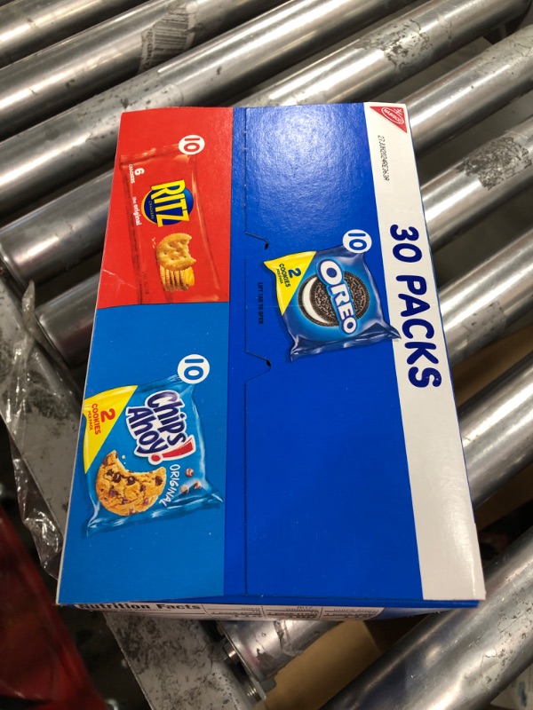 Photo 2 of Nabisco Cookies & Cracker Variety Pack, OREO, RITZ & CHIPS AHOY!, 30 Snack Packs