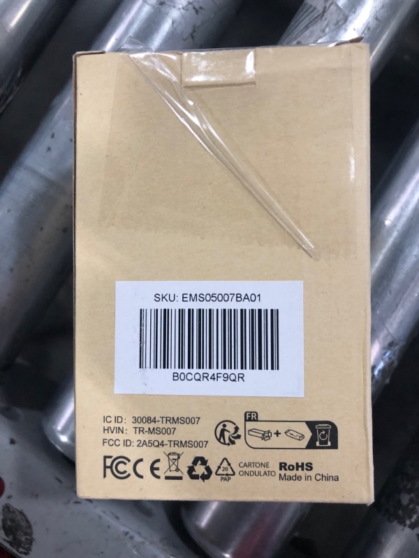 Photo 1 of Ergonomic Mouse, 2.4GHz Optical Vertical Mouse with 5 Adjustable DPI Levels, Up to 4800 DPI, Silent Wireless Mouse with 6 Ergonomic Buttons for Laptop, Desktop, PC, MacBook - Black