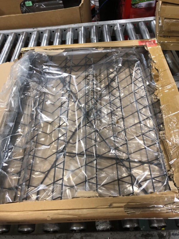 Photo 1 of Queekay 6 Tier Wire Countertop Rack Comic Book Rack Wide Wire Tabletop Display Rack Wire Magazine Rack for Table Top Book Brochure Literature Comic Greeting Card Shelf Holder Stand (Black)